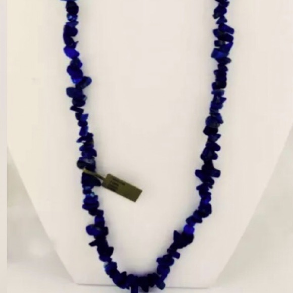 NWT 376 TOTAL CARATS OF LAPIS LAZULI 34” BEAUTIFUL NECKLACE. - Picture 8 of 15